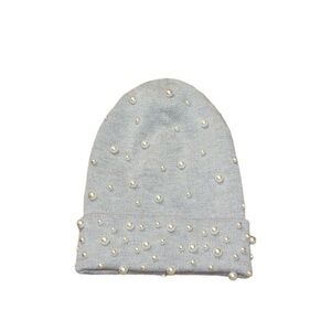 Regina‎ Italian 100% Wool Pearl Grey Beanie Hat XL